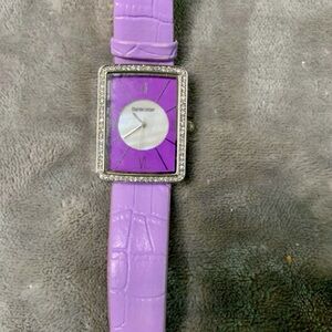 Charles Latour Women’s Wristwatch with Genuine Leather Strap